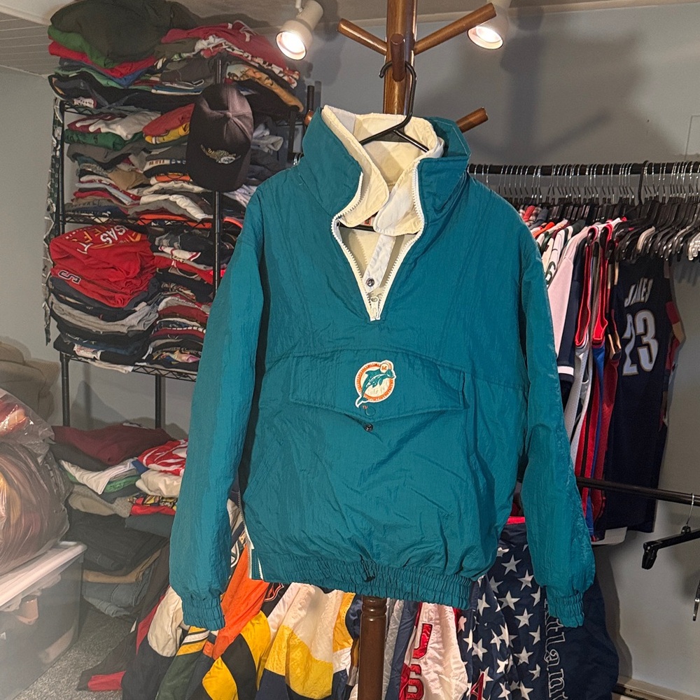 Vintage Miami Dolphins Pro Player Jacket - Reversible